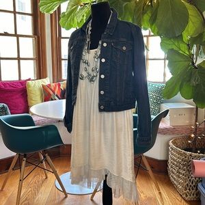 Anthropologie Boho Slip Dress